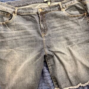 Lane Bryant Women's Denim Bermuda Shorts